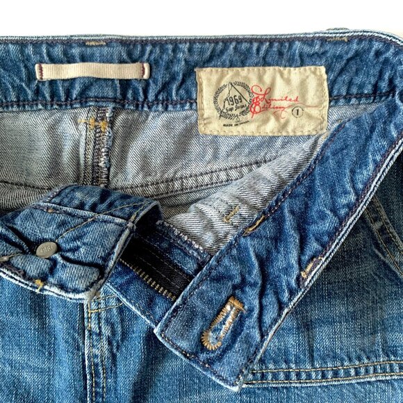 Vintage Y2K Gap Denim Jean Mini Skirt Coastal Grandma Cowgirl Preppy Timeless - Picture 5 of 9